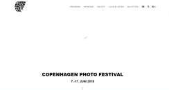 Desktop Screenshot of copenhagenphotofestival.com