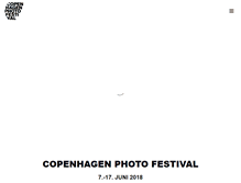 Tablet Screenshot of copenhagenphotofestival.com